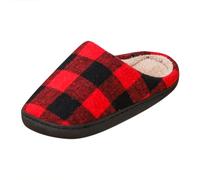 Product Women's Slipper | Product Pantoufles de Noël en Coton pour Hommes et Femmes | Confort Hivernal avec Semelle épaisse et antidérapante Chaudes et Souples Version Nouvelle (Red, 39)