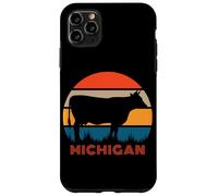 Producteur De Vaches Heifer Farm Love State of Michigan Coque pour iPhone 11 Pro Max