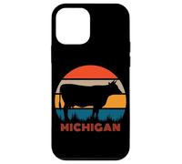Producteur De Vaches Heifer Farm Love State of Michigan Coque pour iPhone 12 Mini