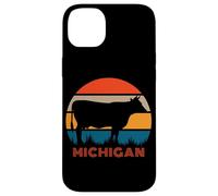 Producteur De Vaches Heifer Farm Love State of Michigan Coque pour iPhone 14 Plus