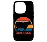 Producteur De Vaches Heifer Farm Love State of Michigan Coque pour iPhone 14 Pro