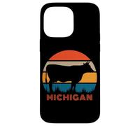 Producteur De Vaches Heifer Farm Love State of Michigan Coque pour iPhone 14 Pro Max