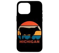 Producteur De Vaches Heifer Farm Love State of Michigan Coque pour iPhone 16 Pro Max