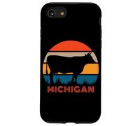 Producteur De Vaches Heifer Farm Love State of Michigan Coque pour iPhone SE (2020) / 7/8