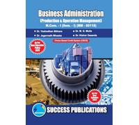 Production and Operation Management, First Year, M.Com, Sem-I-English