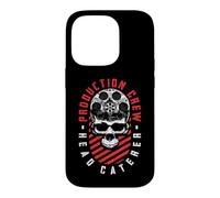 Production Crew Head Traiteur Film Halloween Crâne Coque pour iPhone 14 Pro