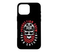 Production Crew Head Traiteur Film Halloween Crâne Coque pour iPhone 16 Pro Max