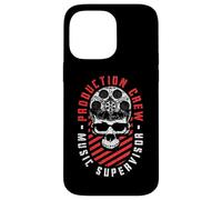 Production Crew Music Supervisor Movie Movie Halloween Skull Coque pour iPhone 14 Pro Max