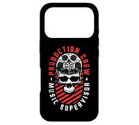 Production Crew Music Supervisor Movie Movie Halloween Skull Coque pour iPhone 17 Pro