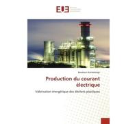 Production du courant électrique Valorisation énergétique des déchets plastiques - Baudouin Kankolongo - Universitaires Europeennes - broché - Livre