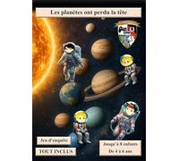 Productions des Troll's Jeu Enquête Enfant 4-6 Ans - “Les Planètes Ont Perdu la Tête” - Activité Éducative Spatiale - Coffret Mystère à Construire - Idéal Anniversaire ou Cadeau Ludique