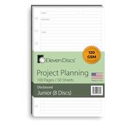 Productivité Planner pages Discbound 14,5 kilogram Poids lourd Junior ordinateur portable recharge papier pour perforations pour ca, ARC, TUL Project