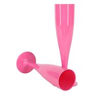 ProductPro 20 x flûtes à prosecco en plastique rose, biodégradables, d'une capacité de 175 ml