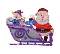 Productworks 16366 42 """" Rudolph Santa et Misfit Toys Sleigh Saison de saison D? Cor Multi
