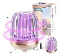 Produit Anti Moustique mit Nachtlicht 2 in 1,Lampe Anti Moustique Interieur,Lampe UV Anti Moustique Physiques et Efficaces,15 x 11 CM,pour Chambres,Chambres D’Enfants