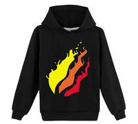 Produit catégorie Girls Hoodies & Sweatshirts - Sweat à Capuche garçon/Filles Impressions printanières et Automnes pour Jeunes Enfants Manches Longues Version légère et (Black, 3-4 Years) #251