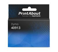 Produit compatible Dymo 40913 - (9 mm) paquet de 5 - Multipack