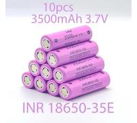 Produit de qualité originale, recommandation très populaire ! Batterie lithium 18650 3.7V 3500mAh, 25A de décharge, 100% originale, neuve 6pcs