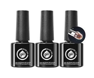 Produit De Réparation Pour Ongles Cassés Avec Fibres De Renfort,3 Unités De 7 Ml,Colle Spéciale Pour Remplissage Et Consolidation Des Ongles,Idéal Pour Entretien Des À Domicile