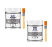 Produit de revêtement imperméabilisant transparent, liquide de scellage clair, pâte étanchéité imperméable pour toilettes, carrelage, murs, salles de bains, toit (600g)