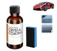 Produit d'entretien du plastique pour voiture Crystal Coating, éliminateur de rayures pour voiture, agent de revêtement à effet rapide, revêtement cristal pour pièces automobiles, dissolvant de