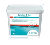 Complete & Easy - 16 sachets - 4,5 kg - Bayrol - Chlore, oxygène actif, brome