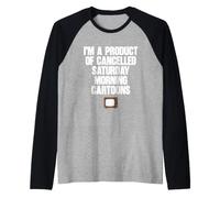 Produit des Dessins animés annulés du Samedi Matin Manche Raglan