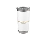 Produit d'Irlande - Vintage Irish Gold Gobelet isotherme en acier inoxydable double paroi