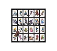 PRODUIT GENERIQUE: Lot de 24pcs Zelda AMIIBO nfc Tag Carte compatible Nintendo switch Wii U avec sac de rangement