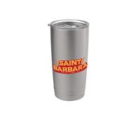 Produit graphique St. Barbara Storms pour les amateurs de météo Gobelet isotherme en acier inoxydable double paroi