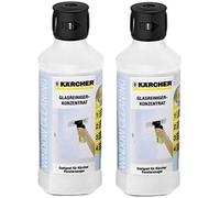 Produit nettoyant - Kärcher - WV 50 - Lot de 2 - 500 ML - Évite traces et coulures