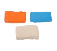 Produit Nettoyant pour Outils à Ongles, Pâte Argile 3pcs | Plastique, Usage Salon et Boîte Beauté, Entretien des Embouts de Manucure pour Professionnels et Particuliers