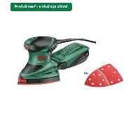 [Produit neuf - emballage abîmé] Ponceuse multi BOSCH PSM 160 A - Puissante et polyvalente - Ponçage et polissage - 25 abrasifs