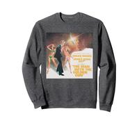 Produit Officiel James Bond 007 The Man with The Golden Gun Sweatshirt, Unisexe pour Adultes, Chiné Foncé, L