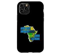 Produit Officiel John Coltrane Jazz Icon - Continent Bleu Afro Coque pour iPhone 11 Pro
