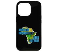 Produit Officiel John Coltrane Jazz Icon - Continent Bleu Afro Coque pour iPhone 13 Pro