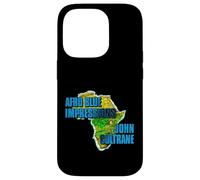Produit Officiel John Coltrane Jazz Icon - Continent Bleu Afro Coque pour iPhone 14 Pro