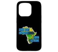 Produit Officiel John Coltrane Jazz Icon - Continent Bleu Afro Coque pour iPhone 15 Pro