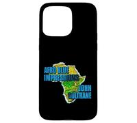 Produit Officiel John Coltrane Jazz Icon - Continent Bleu Afro Coque pour iPhone 15 Pro Max