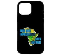Produit Officiel John Coltrane Jazz Icon - Continent Bleu Afro Coque pour iPhone 16 Pro Max