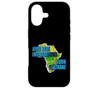 Produit Officiel John Coltrane Jazz Icon - Continent Bleu Afro Coque pour iPhone 17