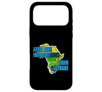 Produit Officiel John Coltrane Jazz Icon - Continent Bleu Afro Coque pour iPhone 17 Pro Max