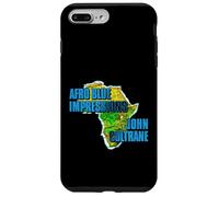 Produit Officiel John Coltrane Jazz Icon - Continent Bleu Afro Coque pour iPhone 7 Plus/8 Plus