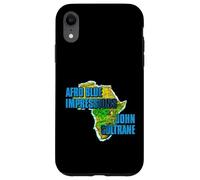 Produit Officiel John Coltrane Jazz Icon - Continent Bleu Afro Coque pour iPhone XR