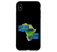 Produit Officiel John Coltrane Jazz Icon - Continent Bleu Afro Coque pour iPhone XS Max