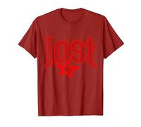 Produit Officiel MGK Lost Star T-Shirt, Homme, Canneberge, M