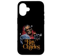Produit Officiel Ray Charles Jazz Icon - Million Dollar Smile Coque pour iPhone 16