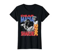 Produit Officiel Tupac Dear Mama 2PAC T-Shirt, Femme, Noir, 3XL