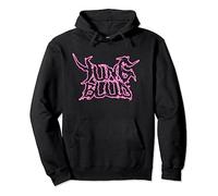 Produit officiel Yungblud Deadhappy rose et noir Sweat à Capuche