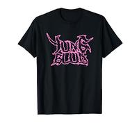 Produit officiel Yungblud Deadhappy rose et noir T-Shirt